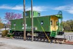 BN 22566, ex Union Pacific CA-3 UP 25054 Caboose on display